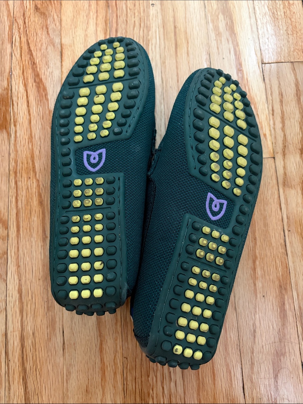 Rothy’s Drivers Sz 6.5 Dark Evergreen Shoes Loafers - Picture 3 of 4